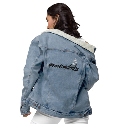 Unisex denim sherpa jacket